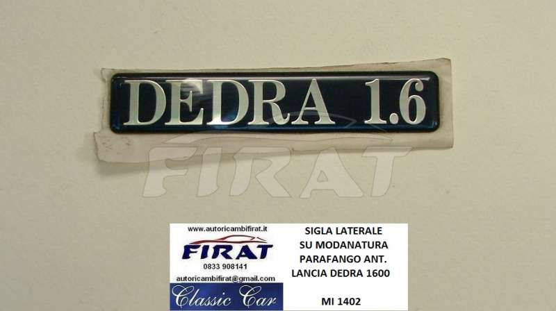 SIGLA LANCIA DEDRA 1600 LATERALE